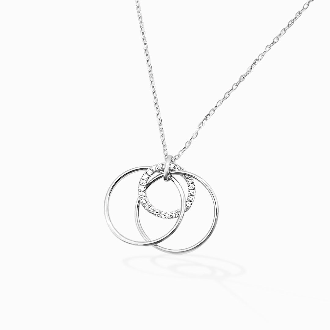 3 Rings For 3 Generations of Love | 925S Necklace
