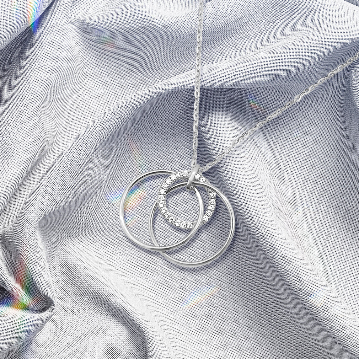3 Rings For 3 Generations of Love | 925S Necklace