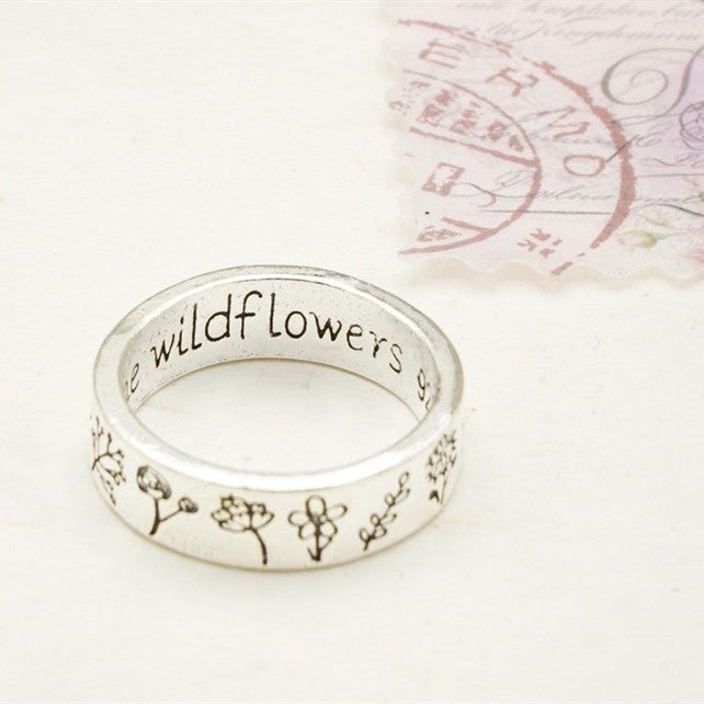 Birth Month Flower Ring Gifts For Nature Lovers