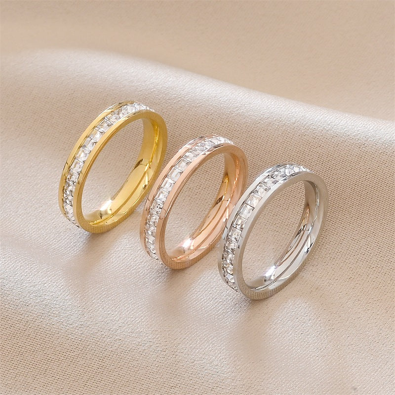 Women's Fashion Simple Party Round Ring