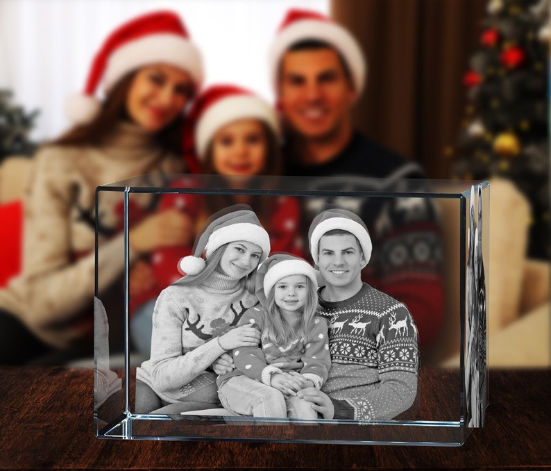 Personalized Laser Engraved 3d Crystal Photo