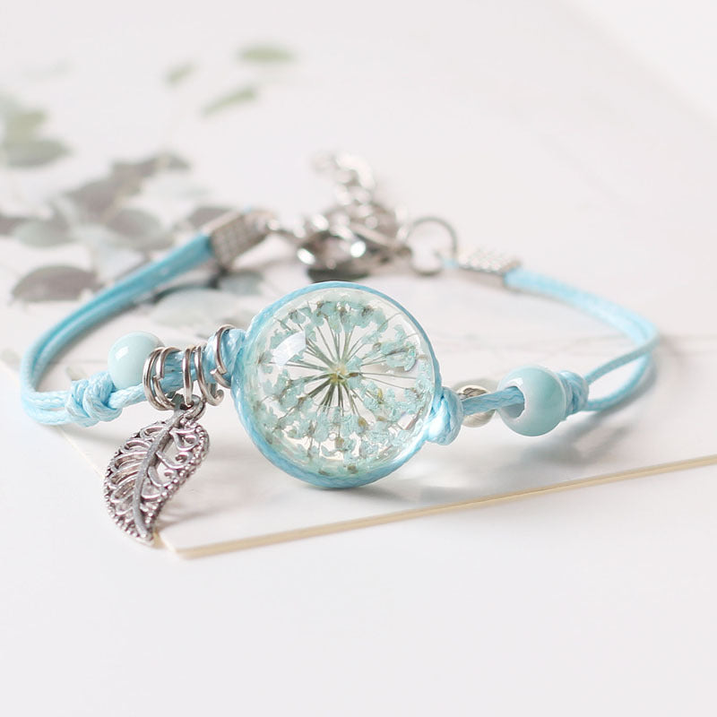 Eternal  Flower Crystal Bracelet Gift For Her