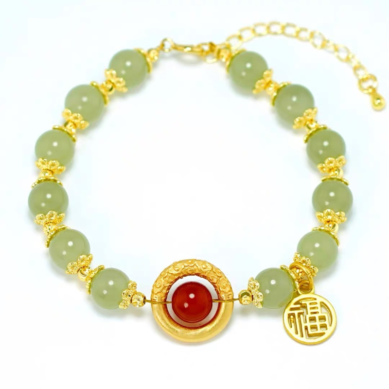 Companion • Emerald Jade stone bracelet