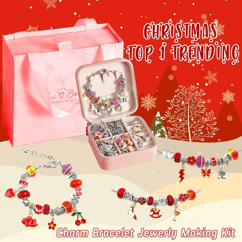 (🎁2022 Christmas Hot Sale- 50% OFF)Charm Bracelet Jewerly Making Kit-BUY 2 FREE SHIPPING