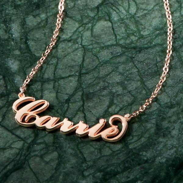Christmas Gifts "Carrie" Style Name Necklace