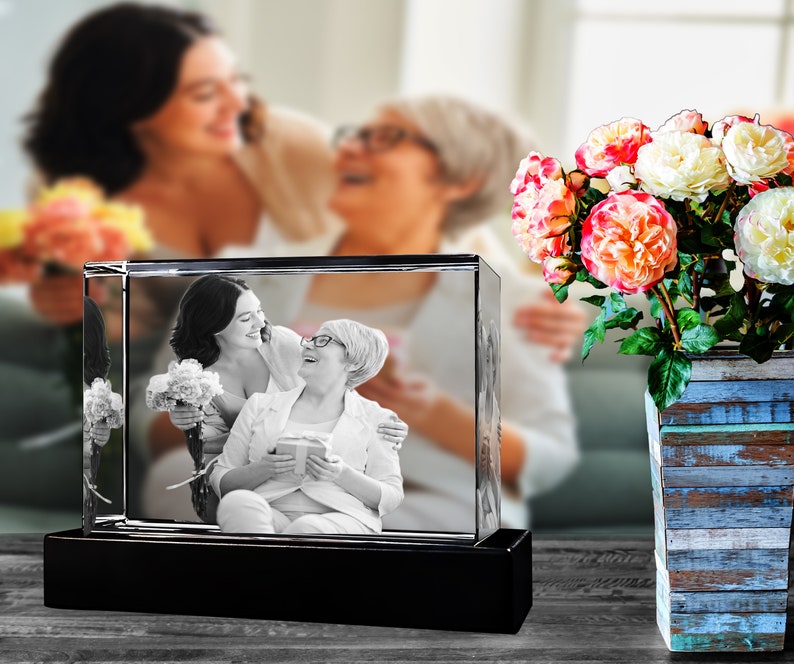 Personalized Laser Engraved 3d Crystal Photo