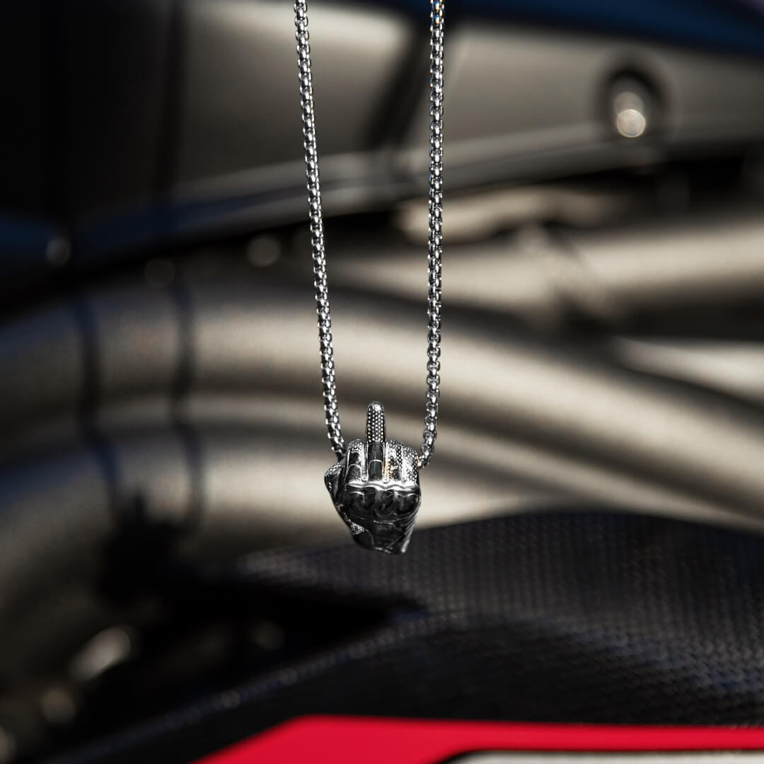 Motorcycle Necklace - Finger